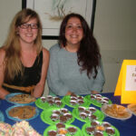 Christina & Rosa selling treats to raise money for the LLSC